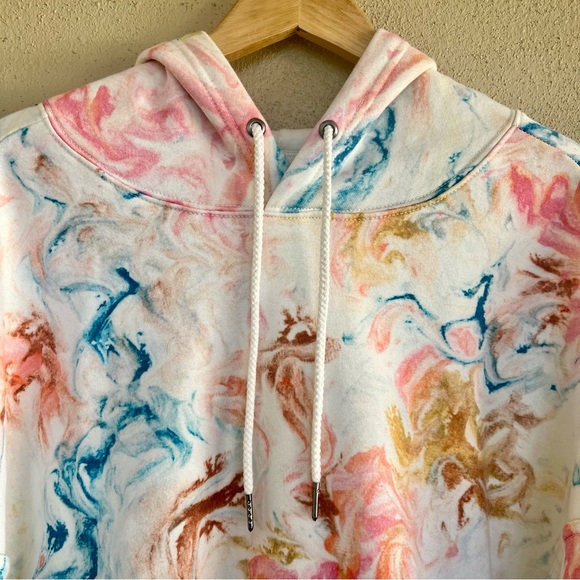 NWOT Free People Movement Sprint to The Finish Printed Hoodie - Sz Small - Picture 5 of 13
